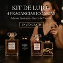 KIT 4 PERFUMES - COOC EAU DE PARFUM + COOC NOIR + COOC MADEM + YSL LIBRE (50 ML CADA UNO) - PROMOCION CIERRE DE LA TIENDA (no original)